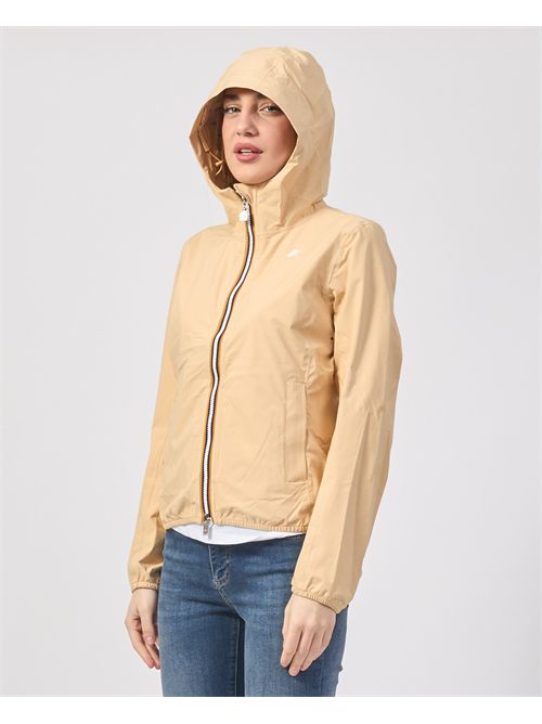 Llily K-way women's short jacket with hood K-WAY | K5127LW-LILY STRETCHW6I